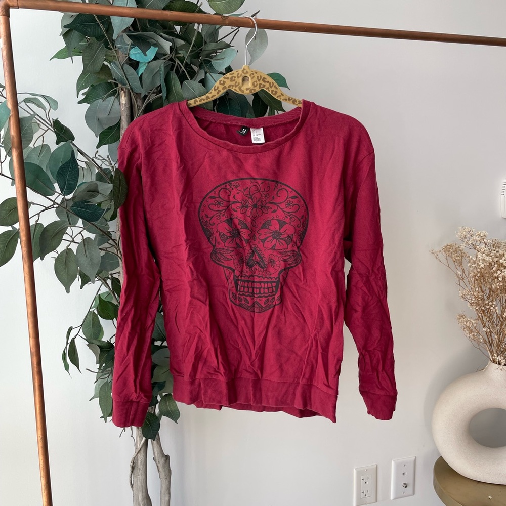 Burgundy Pullover